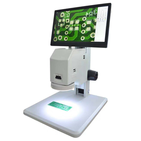 VIVIDIA Digital Microscope, 77x, 2M, 1920*1080, 11.6" LCD, Measurement VM-2000